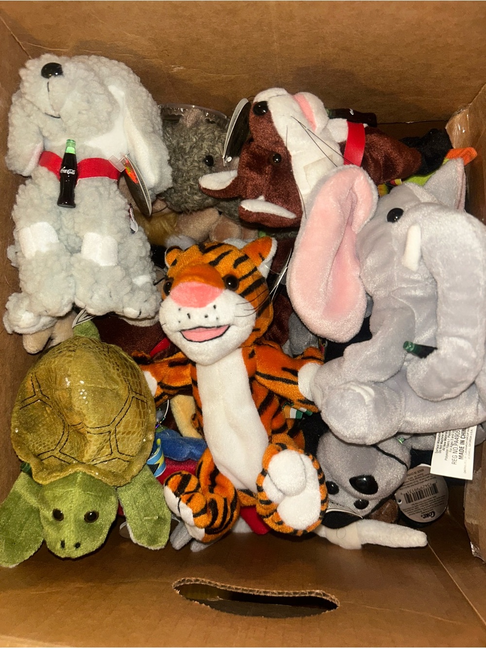 1990’s Vintage Coca Cola Bean Bag Plush Toys